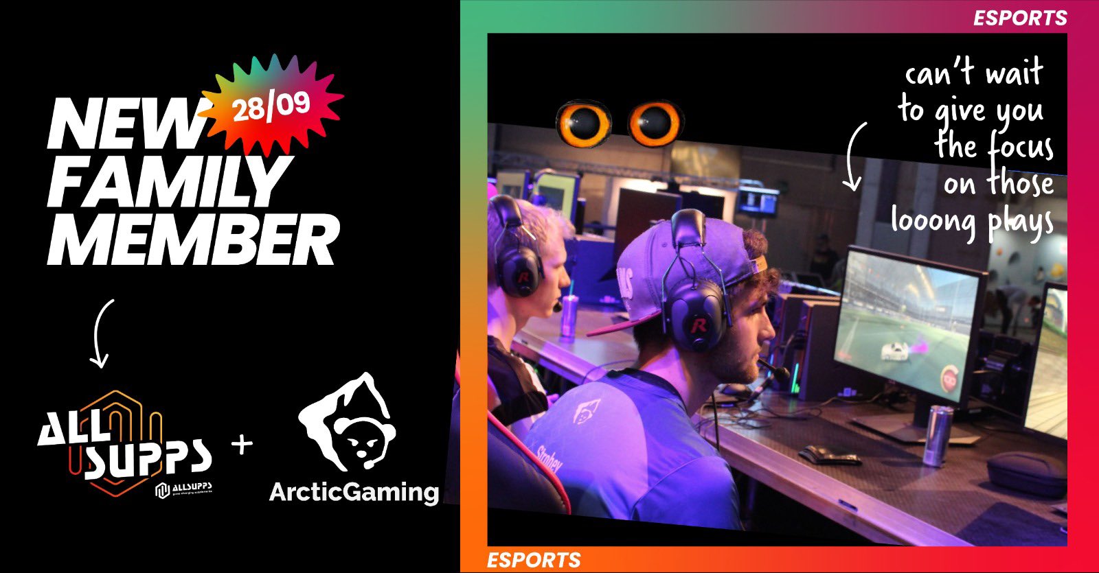 ALLSUPPS x Arctic Gaming