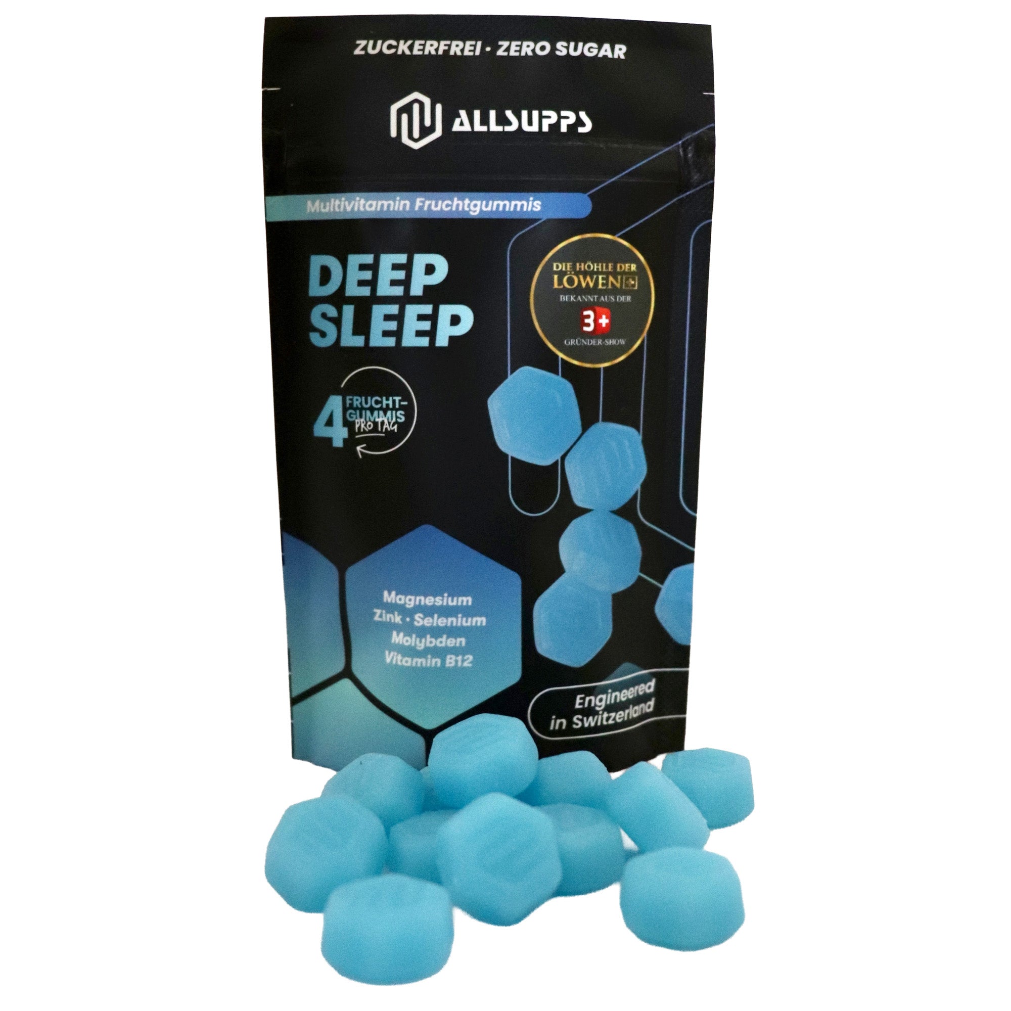 DEEP SLEEP Multivitamin Gummies für Entspannung und Erholung mit Magnesium und Zink
